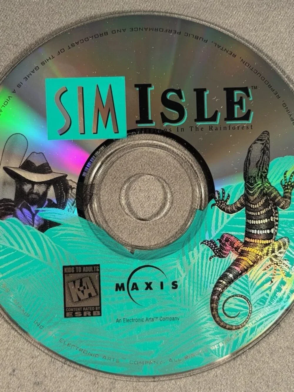 Sim Isle: Missions In The Rainforest (PC Game CD-ROM, MAXIS,